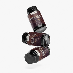 Reishi Relax Gummies by VELI, packaging detail, alternate view