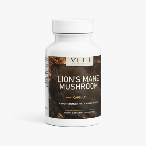 Lion's Mane Mushroom by VELI, front product view