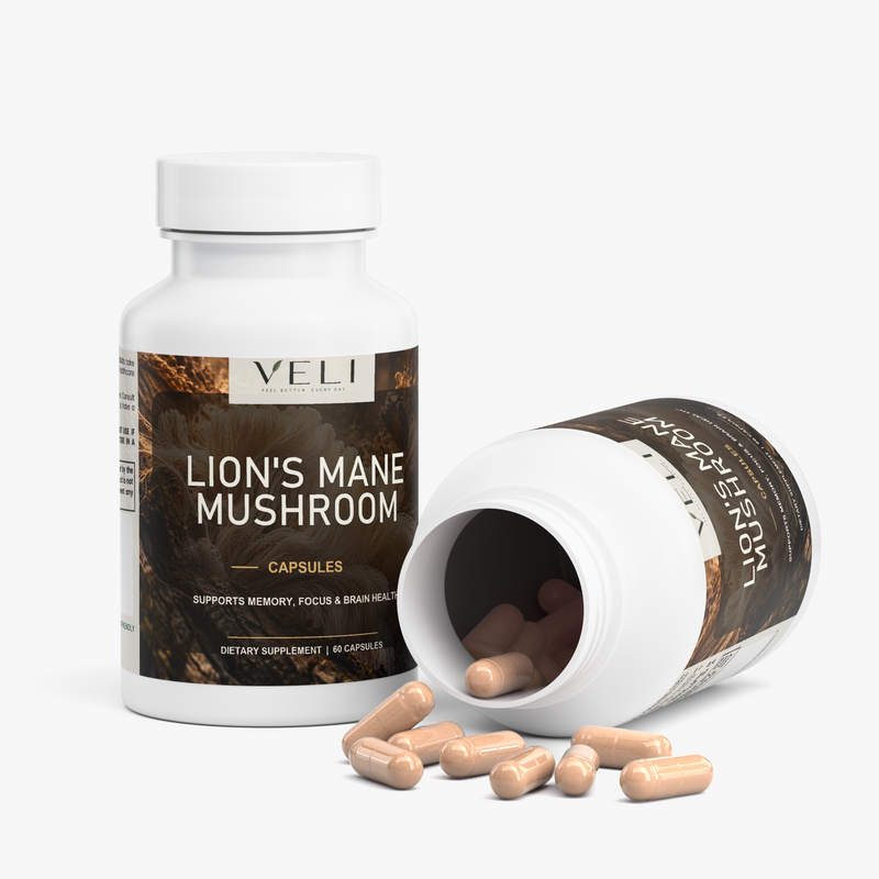 Lion's Mane Mushroom by VELI, packaging detail, view 2