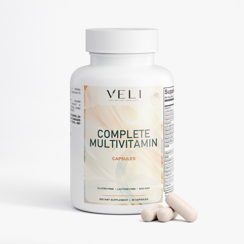 Complete Multivitamin by VELI, angled product view