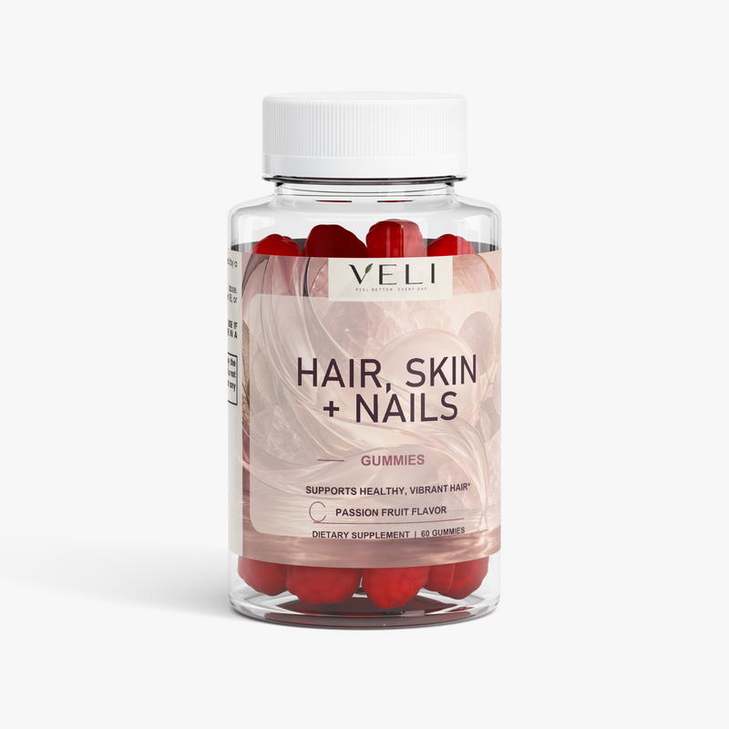 Hair, Skin & Nails Gummies by VELI, front product view