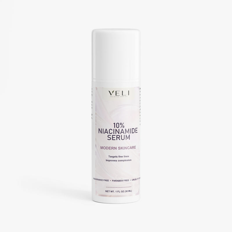 10% Niacinamide Serum by VELI, front product view