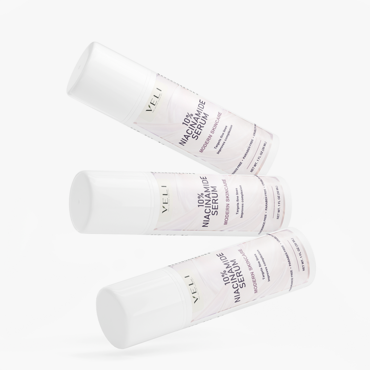 10% Niacinamide Serum by VELI, facts panel