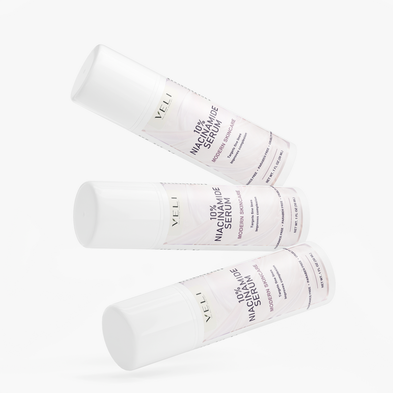 10% Niacinamide Serum by VELI, facts panel