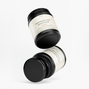 VELI chocolate whey protein container group